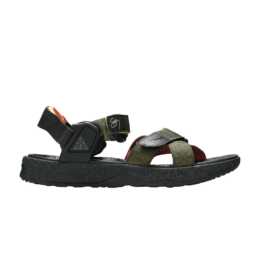 ナイキ オリーブ 黒色 ブラック DESCHUTZ+ \'OLIVE CANVAS\' スニーカー メンズ NIKE SIG ZANE X ACG AIR / OLIVE CANVAS BLACK｜スニケス