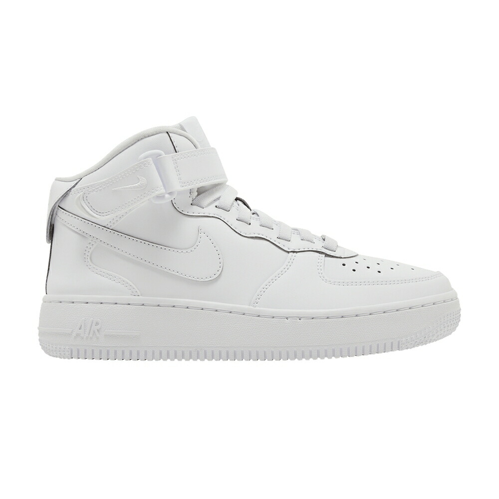 ナイキ ミッド 白いこと 白いこと 空軍 \u0027TRIPLE WHITE\u0027 お坊っちゃん キッズ NIKE AIR FORCE 1 MID EASYON SE GS / WHITE WHITE WHITE もの言う花 マタニティ スニーカー