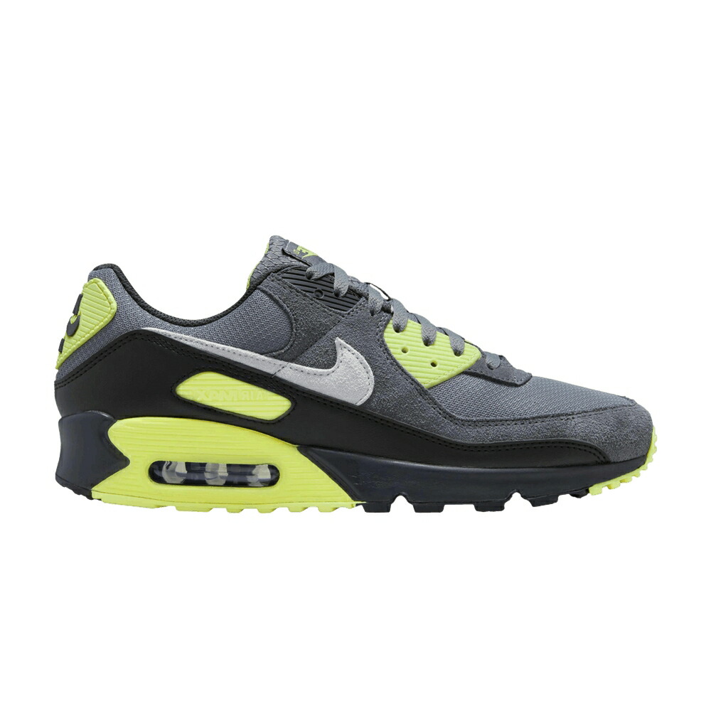 ナイキ マックス 灰色 グレー エアマックス MOKE TWIST スニーカー メンズ NIKE AIR MAX 90 GREY LIGHT LEMON / SMOKE GREY LIGHT LEMON TWIST