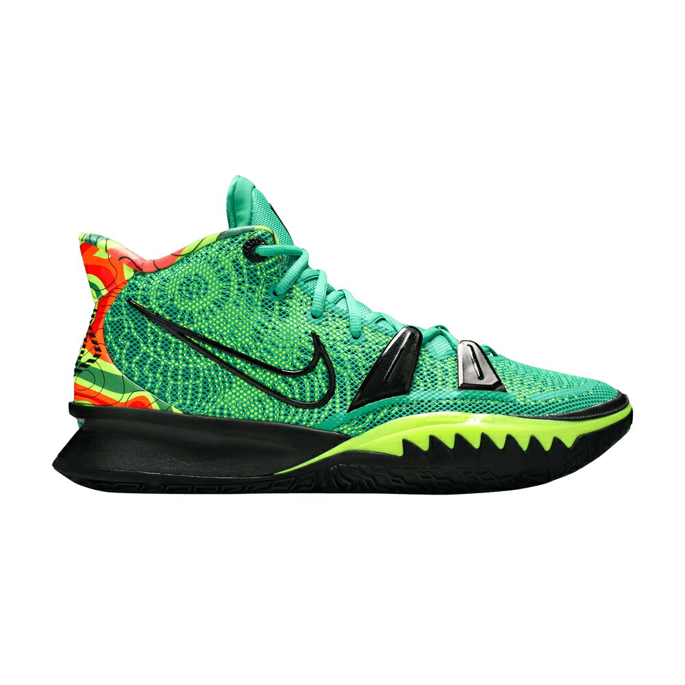 ナイキ カイリー 競技場 緑 緑であること 橙 オレンジ色 \u0027KYD WEATHERMAN\u0027 スニーカー メンズ NIKE KYRIE 7 \u0027KY-D / STADIUM GREEN VOLT TOTAL ORANGE