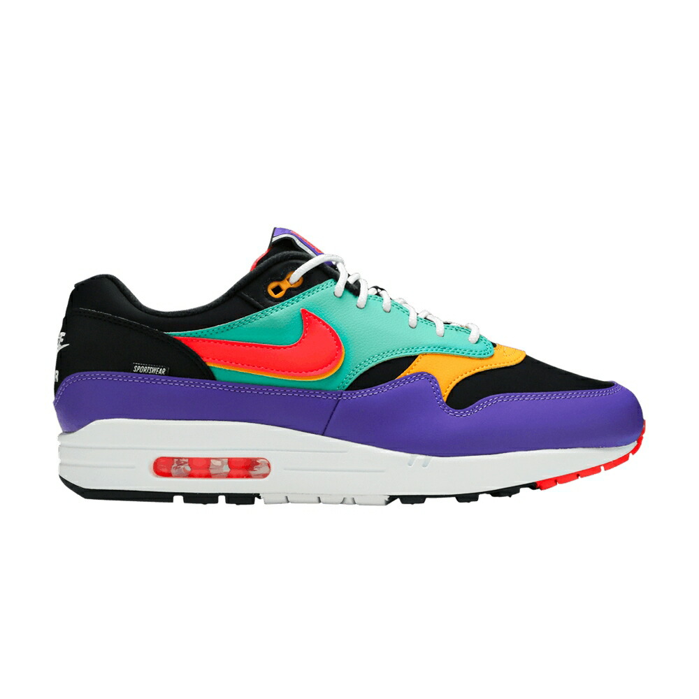 ナイキ マックス 黒色 ブラック クリムゾン エアマックス 'WINDBREAKER' スニーカー メンズ NIKE AIR MAX 1 SE / BLACK FLASH CRIMSON KINETIC 81,180円