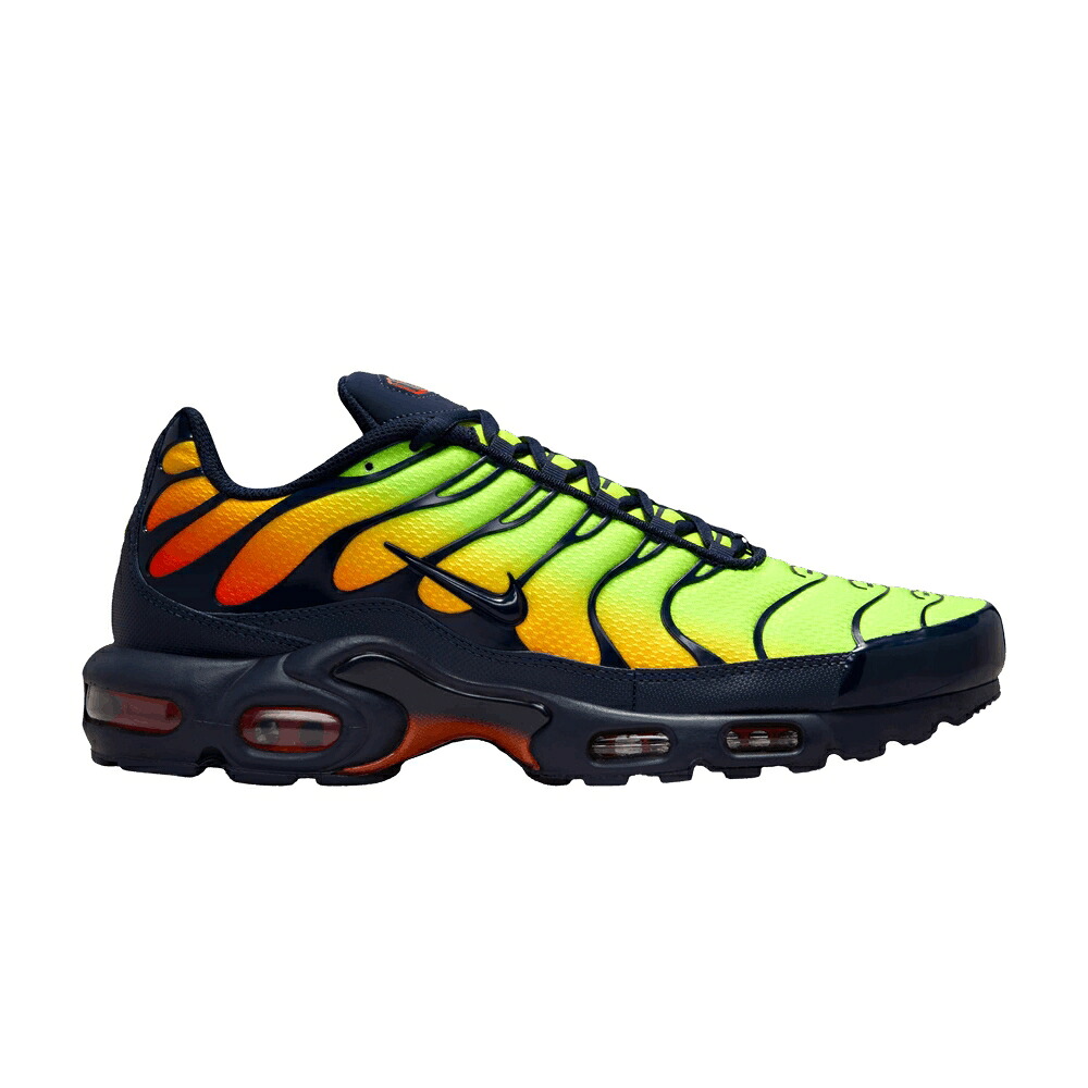 ナイキ マックス クリムゾン 黄味がかった 黄色 エアマックスプラス \u0027LEMON VENOM\u0027 スニーカー メンズ NIKE AIR MAX PLUS / LEMON VENOM HYPER CRIMSON YELLOW