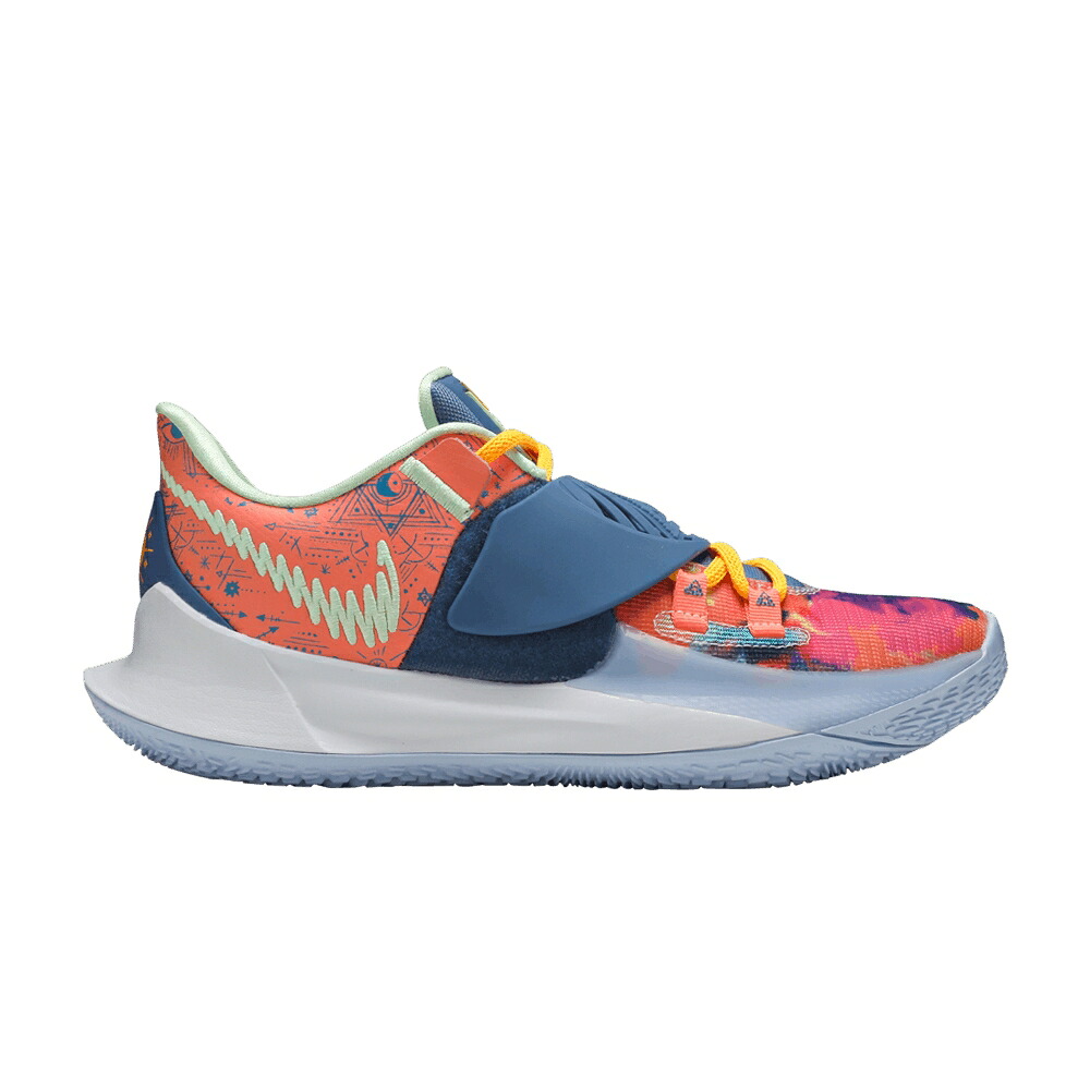 ナイキ カイリー サクラ色 青み 青色 \u0027TIEDYE\u0027 スニーカー メンズ NIKE KYRIE LOW 3 \u0027TIE-DYE\u0027 / ATOMIC PINK STONE BLUE