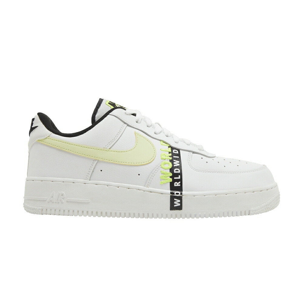 ナイキ 白色 ホワイト 黒色 ブラック エアフォース '07 'WORLDWIDE VOLT' スニーカー メンズ NIKE AIR FORCE 1 LV8 PACK - / WHITE VOLT BLACK 57,420円