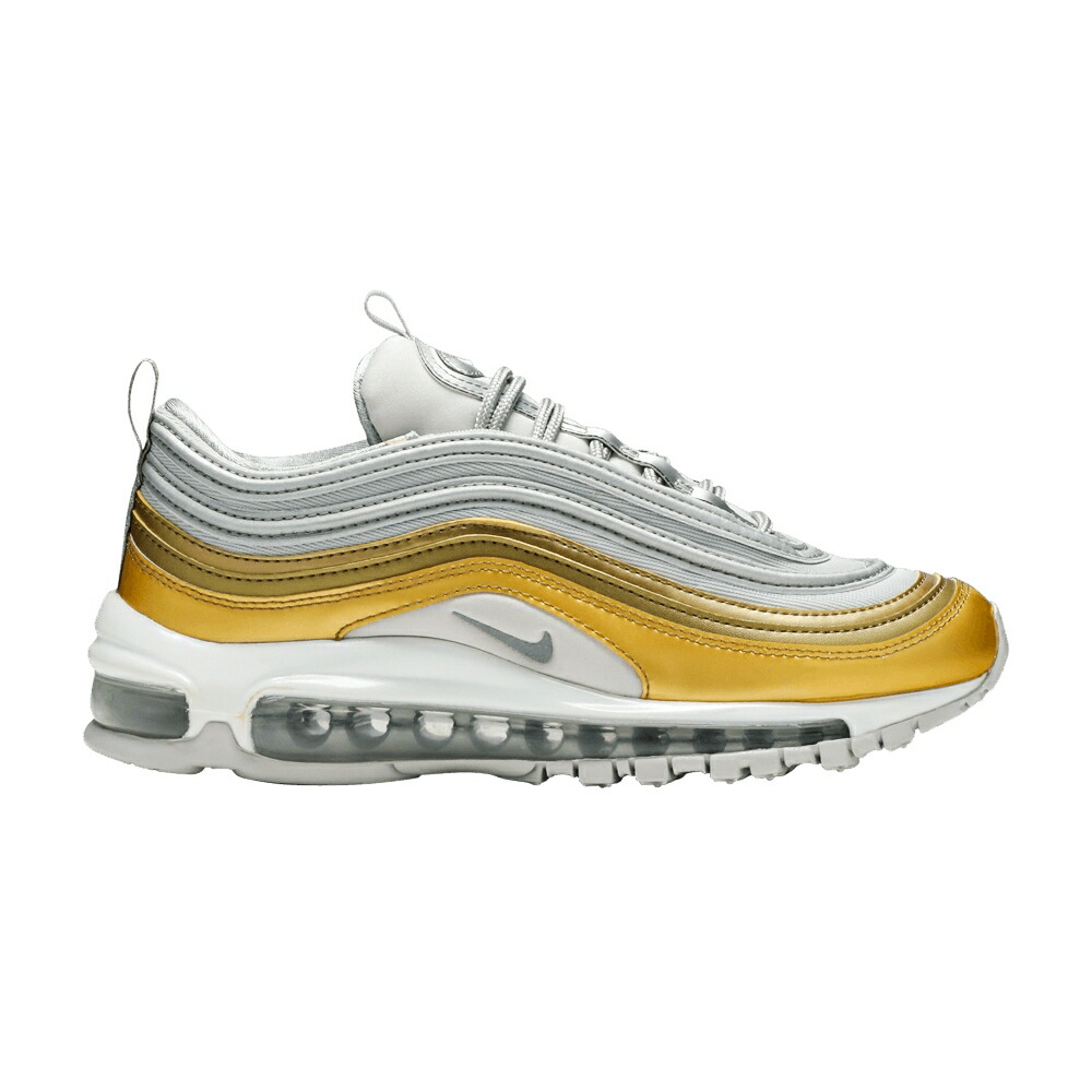 ナイキ マックス 薄墨色 薄墨色 しろがね色 しろがね色 エア湖マックス \u0027METALLIC GOLD\u0027 スニーカー レディース NIKE WMNS AIR MAX 97 / VAST GREY METALLIC SILVER