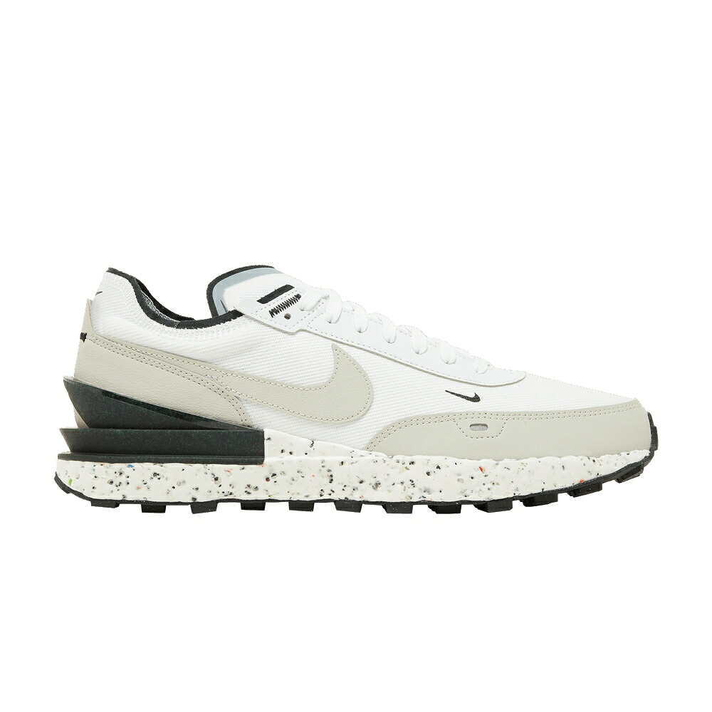 ナイキ ワーヘル 白いこと 白いこと 黒いこと 黒いこと \u0027WHITE BONE\u0027 スニーカー メンズ NIKE WAFFLE ONE CRATER LIGHT / WHITE BLACK VOLT LIGHT BONE