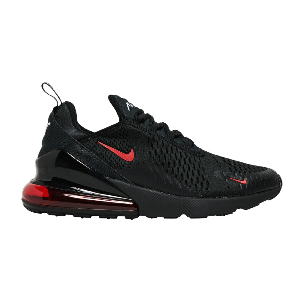 ナイキ マックス 黒色 ブラック 赤 レッド 白色 ホワイト エアマックス BRED スニーカー メンズ NIKE AIR MAX 270 / BLACK UNIVERSITY RED WHITE