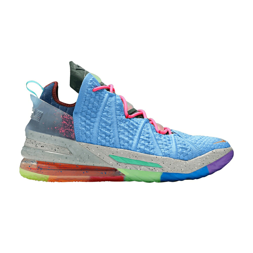 ナイキ レブロン 青碧 青碧 ゴールド \u0027BEST 19\u0027 スニーカー メンズ NIKE LEBRON 18 OF 1-9\u0027 / UNIVERSITY BLUE METALLIC GOLD