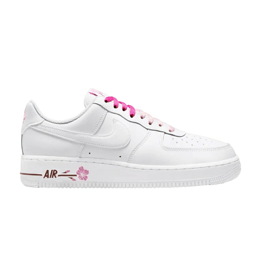 ナイキ 白いこと 白いこと さくら色 空軍 \u0027CHERRY BLOSSOM\u0027 スニーカー レディース NIKE WMNS AIR FORCE 1 LOW / WHITE WHITE PLAYFUL PINK FAUNA