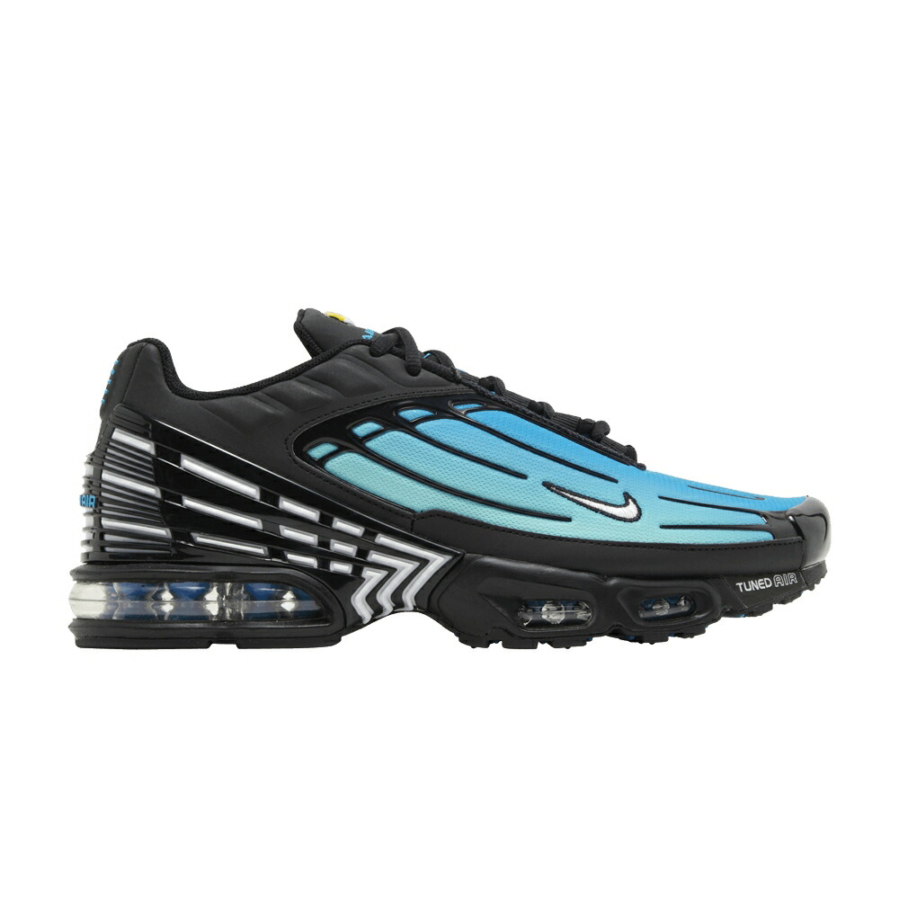 ナイキ マックス レーザー 黒色 ブラック 青色 ブルー 白色 ホワイト エアマックスプラス BLACK BLUE スニーカー メンズ NIKE AIR MAX PLUS 3 LASER / BLACK BLACK LASER BLUE WHITE