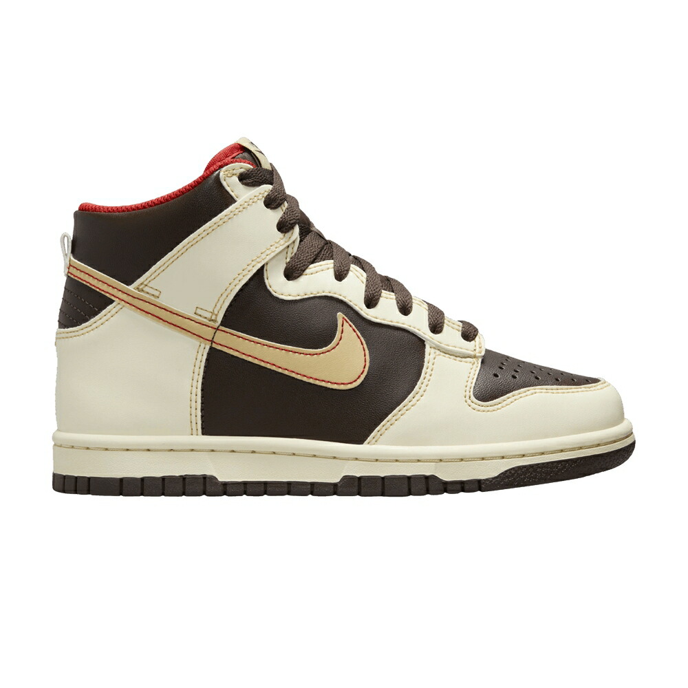 ナイキ ダンク ご機嫌 赤銅色 赤銅色 ダンクハイ \u0027BAROQUE BROWN\u0027 お坊っちゃん キッズ NIKE DUNK HIGH GS / BAROQUE BROWN SESAME COCONUT もの言う花 マタニティ スニーカー