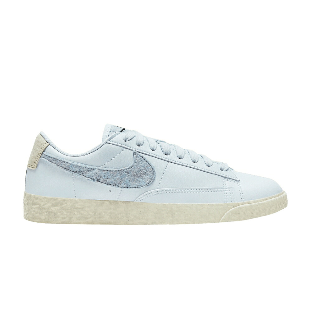 ナイキ ブレイザー 青み 青色 \u0027RECYCLED BLUE\u0027 スニーカー レディース NIKE WMNS BLAZER LOW SE WOOL PACK- LIGHT ARMORY / LIGHT ARMORY BLUE LIGHT ARMORY