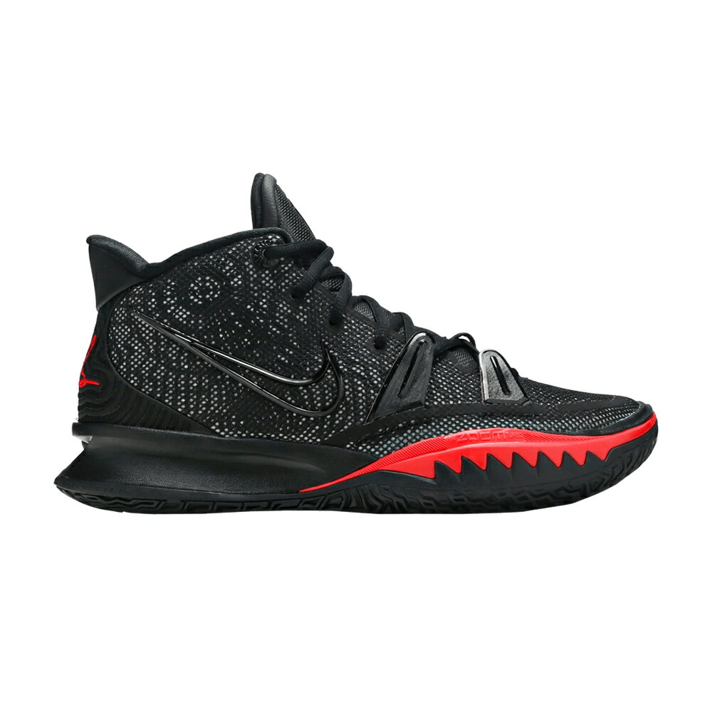 ナイキ カイリー 黒色 ブラック 赤 レッド 白色 ホワイト BRED スニーカー メンズ NIKE KYRIE 7 EP / BLACK UNIVERSITY RED WHITE BLACK
