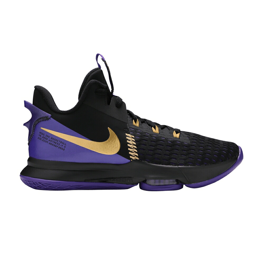 ナイキ レブロン 紫 パープル 黒色 ブラック ウィットネス 'FIERCE GOLD' スニーカー メンズ NIKE LEBRON WITNESS 5 PURPLE METALLIC / BLACK FIERCE PURPLE METALLIC|スニケス