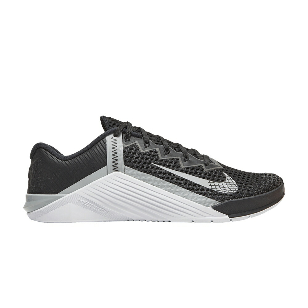 ナイキ 黒色 ブラック 白色 ホワイト LIGHT HEATHER スニーカー メンズ NIKE METCON 6 SOLAR FLARE / BLACK WHITE LIGHT SOLAR FLARE