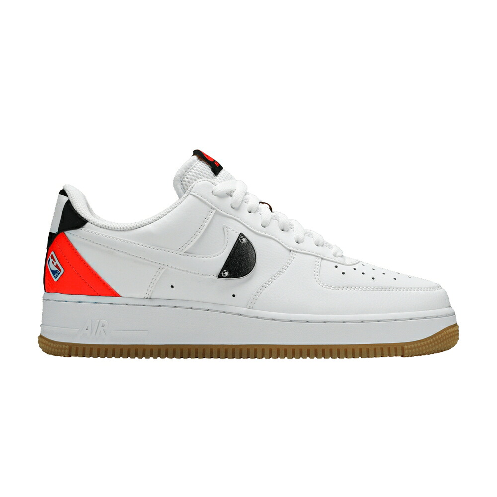 ナイキ 白いこと 白いこと クリムゾン 黒いこと 黒いこと 空軍 \u002707 \u0027WHITE CRIMSON\u0027 スニーカー メンズ NIKE NBA X AIR FORCE 1 LV8 BRIGHT / WHITE BRIGHT CRIMSON BLACK WHITE