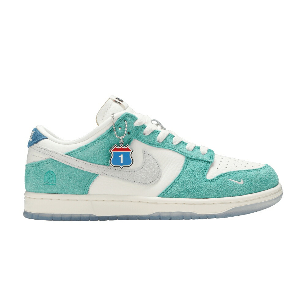 ナイキ ダンク 白色 ホワイト 緑 グリーン ダンクロー ROAD SIGN スニーカー メンズ NIKE KASINA X DUNK LOW / SAIL WHITE NEPTUNE GREEN