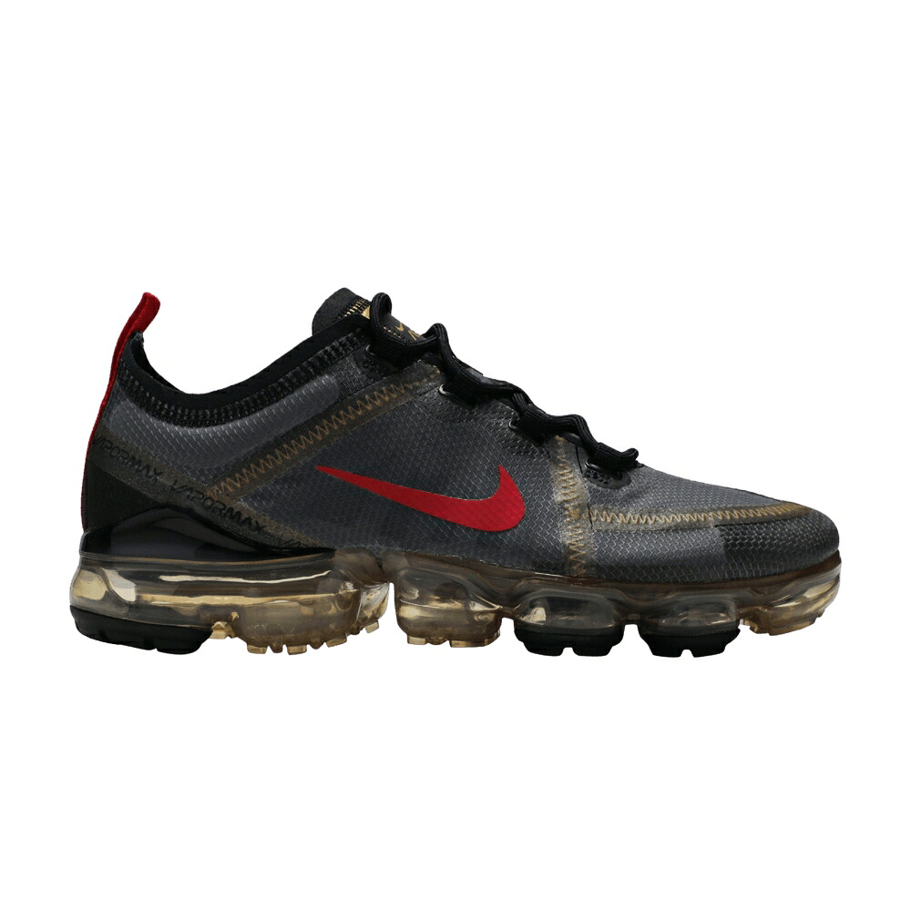 ナイキ 黒いこと 黒いこと ゴールド エアヴェイパーマックス \u0027BLACK GOLD\u0027 スニーカー レディース NIKE WMNS AIR VAPORMAX 2019 METALLIC / BLACK METALLIC GOLD UNIVERSITY
