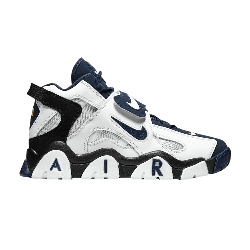 ナイキ ミッド 白色 ホワイト 紺色 ネイビー 黒色 ブラック レーザー エアバラージ NAVY スニーカー メンズ NIKE AIR BARRAGE MID / WHITE MIDNIGHT NAVY BLACK LASER