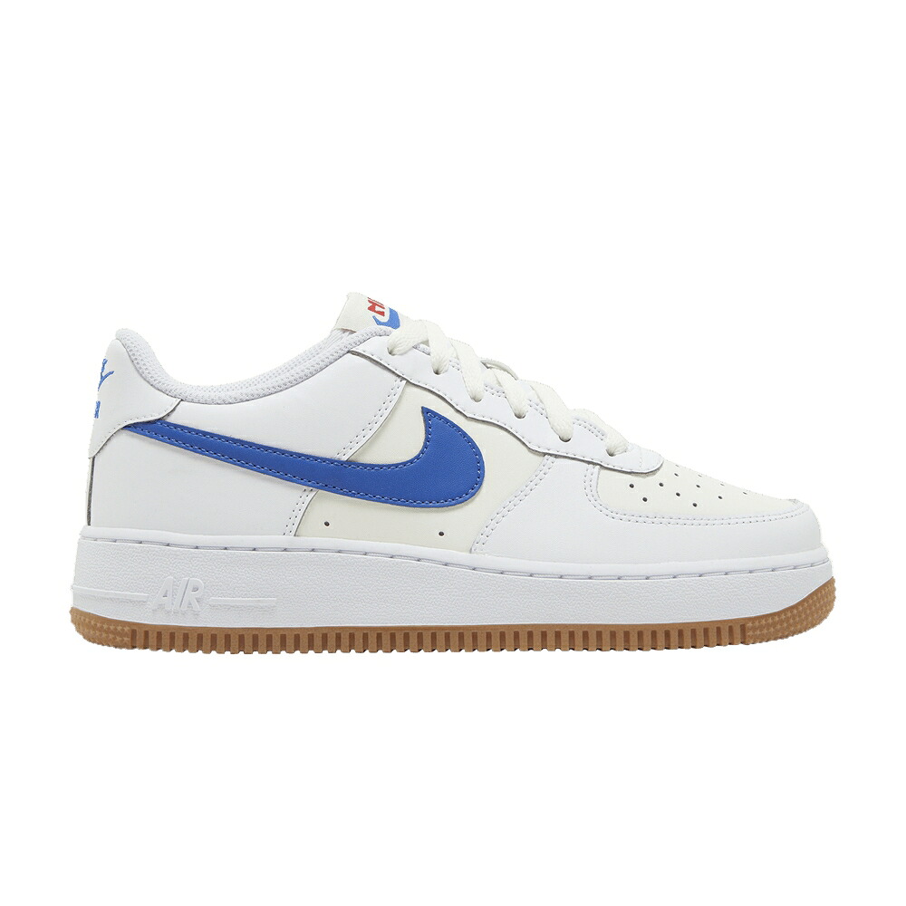 ナイキ 力くらべ 白いこと 白いこと 空軍 \u0027WHITE 力くらべロイヤル 青 青碧 GUM\u0027 お坊っちゃん キッズ NIKE AIR FORCE 1 GS GAME ROYAL / WHITE SUMMIT WHITE UNIVERSITY もの言う花 マタニティ スニーカー