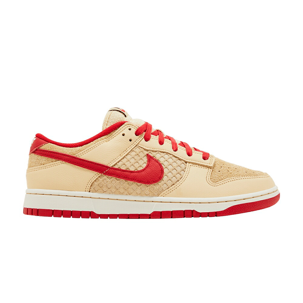 ナイキ ダンク 赤 赤いこと ダンクロー \u0027STRAWBERRY WAFFLE\u0027 スニーカー メンズ NIKE DUNK LOW / PALE VANILLA UNIVERSITY RED SAIL
