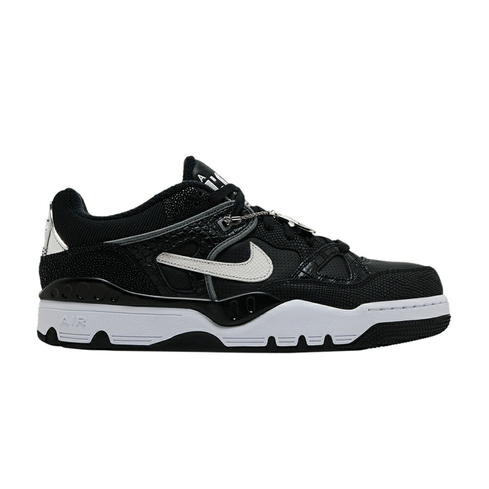 ナイキ 黒いこと 黒いこと 薄墨色 薄墨色 空軍 \u0027BLACK CROC\u0027 スニーカー メンズ NIKE NIGO X AIR FORCE 3 LOW / BLACK SMOKE GREY METALLIC