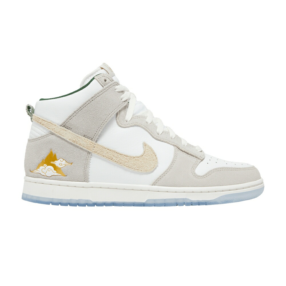 ナイキ ダンク ハイ ゴールド 白色 ホワイト ダンクハイ サンフランシスコ MOUNTAIN スニーカー メンズ NIKE DUNK HIGH AN FRANCISCO PACK - GOLD / SUMMIT WHITE DESERT ORE LIGHT