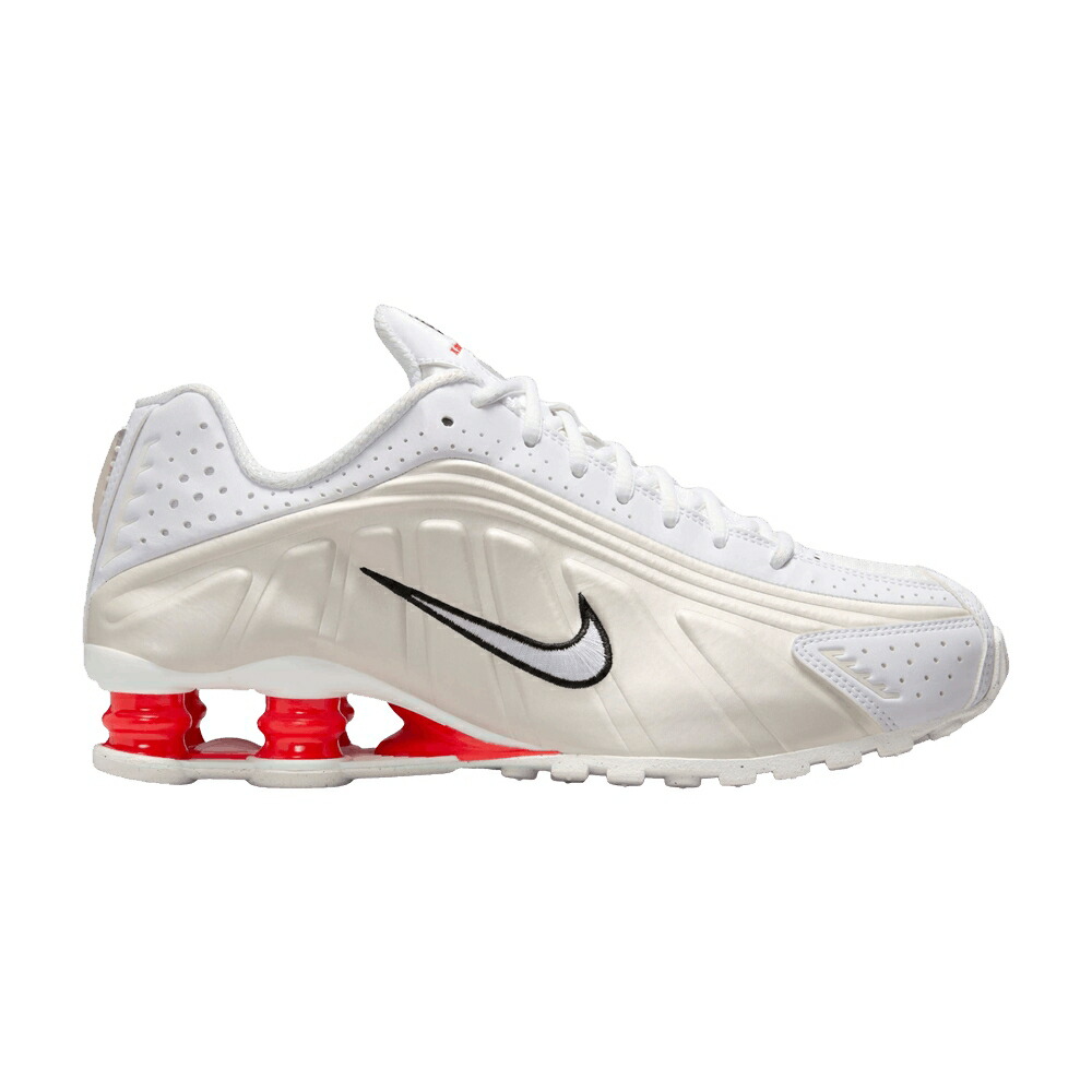 ナイキ ショックス 白色 ホワイト 赤 レッド PHANTOM RED スニーカー レディース NIKE WMNS SHOX R4 PICANTE / WHITE PHANTOM PICANTE RED