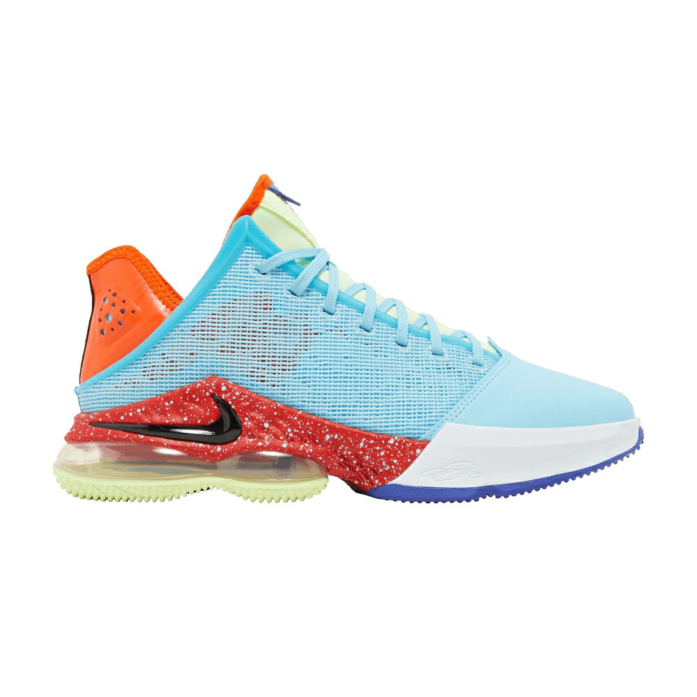 ナイキ レブロン 青碧 青色 黒いこと 黒いこと クリムゾン \u0027BLUE CHILL\u0027 スニーカー メンズ NIKE LEBRON 19 LOW / BLUE CHILL BLACK LIGHT CRIMSON スニーカー-靴-メンズ靴