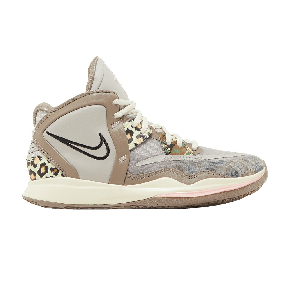 ナイキ カイリー \u0027LEOPARD CAMO\u0027 お坊っちゃん キッズ NIKE KYRIE INFINITY GS / LIGHT IRON ORE MOON FOSSIL もの言う花 マタニティ スニーカー