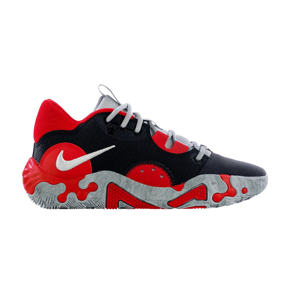 ナイキ 黒いこと 黒いこと 薄墨色 薄墨色 赤 赤いこと \u0027BRED\u0027 スニーカー メンズ NIKE PG 6 / BLACK WOLF GREY UNIVERSITY RED