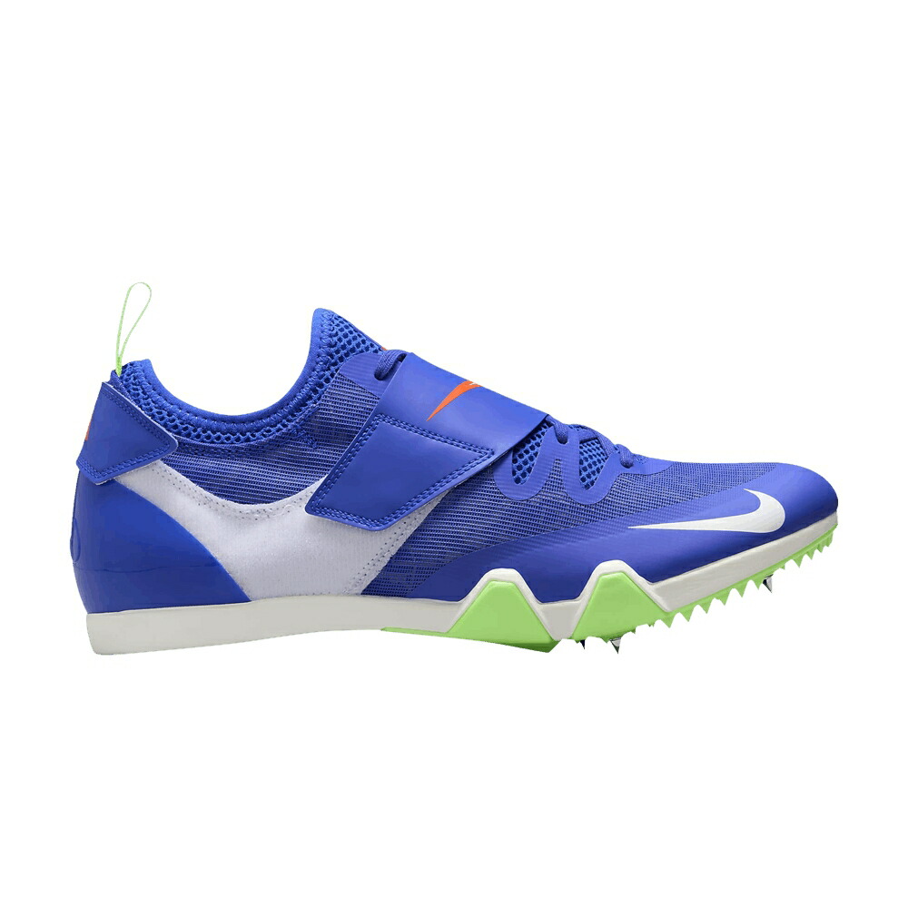 ナイキ ズーム ボルト エリート 青色 ブルー 橙 オレンジ ライム RACER BLUE スニーカー メンズ NIKE ZOOM POLE VAULT ELITE / RACER BLUE SAFETY ORANGE LIME