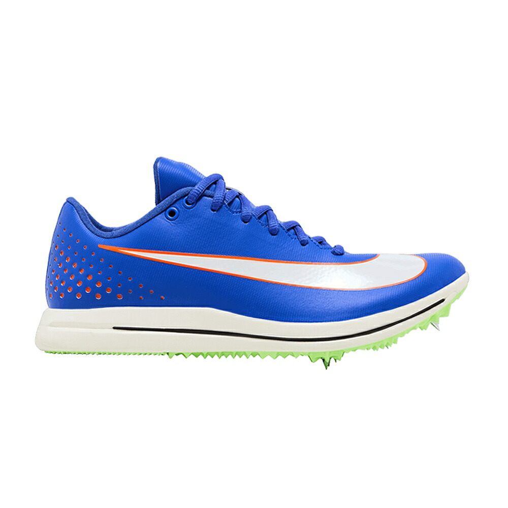 ナイキ エリート 青味 青み 橙 オレンジ色 白いこと 白いこと \u0027RACER BLUE\u0027 スニーカー メンズ NIKE TRIPLE JUMP ELITE 2 / RACER BLUE SAFETY ORANGE WHITE