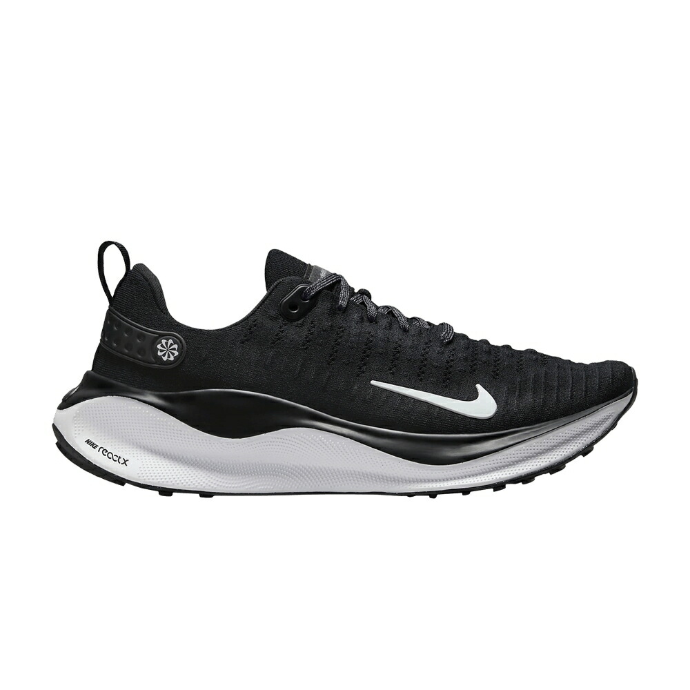 ナイキ ラン 黒色 ブラック 白色 ホワイト BLACK WHITE スニーカー メンズ NIKE REACTX INFINITY RUN 4 EXTRA WIDE / BLACK WHITE