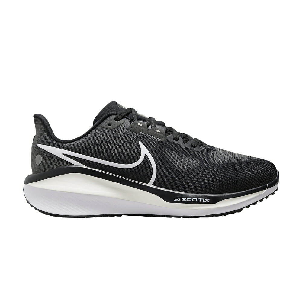 ナイキ 黒色 ブラック 白色 ホワイト 'BLACK WHITE' スニーカー メンズ NIKE VOMERO 17 EXTRA WIDE / BLACK ANTHRACITE WHITE