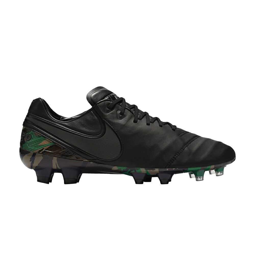 ナイキ ティエンポ レジェンド 黒色 ブラック 緑 グリーン 'CAMO PACK' スニーカー メンズ NIKE TIEMPO LEGEND 6 SE FG / BLACK BLACK PINE GREEN EARTH|スニケス