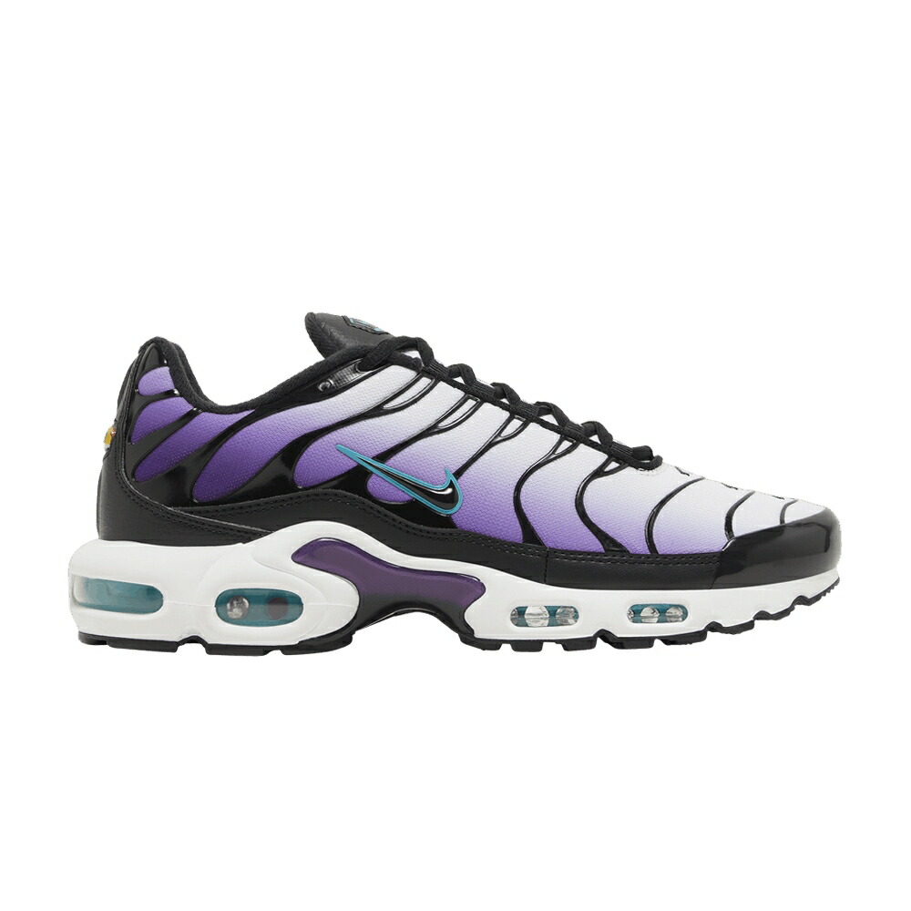 ナイキ マックス 紫 パープル 黒色 ブラック エアマックスプラス REVERSE GRAPE スニーカー メンズ NIKE AIR MAX PLUS / DISCO PURPLE BLACK TEAL NEBULA