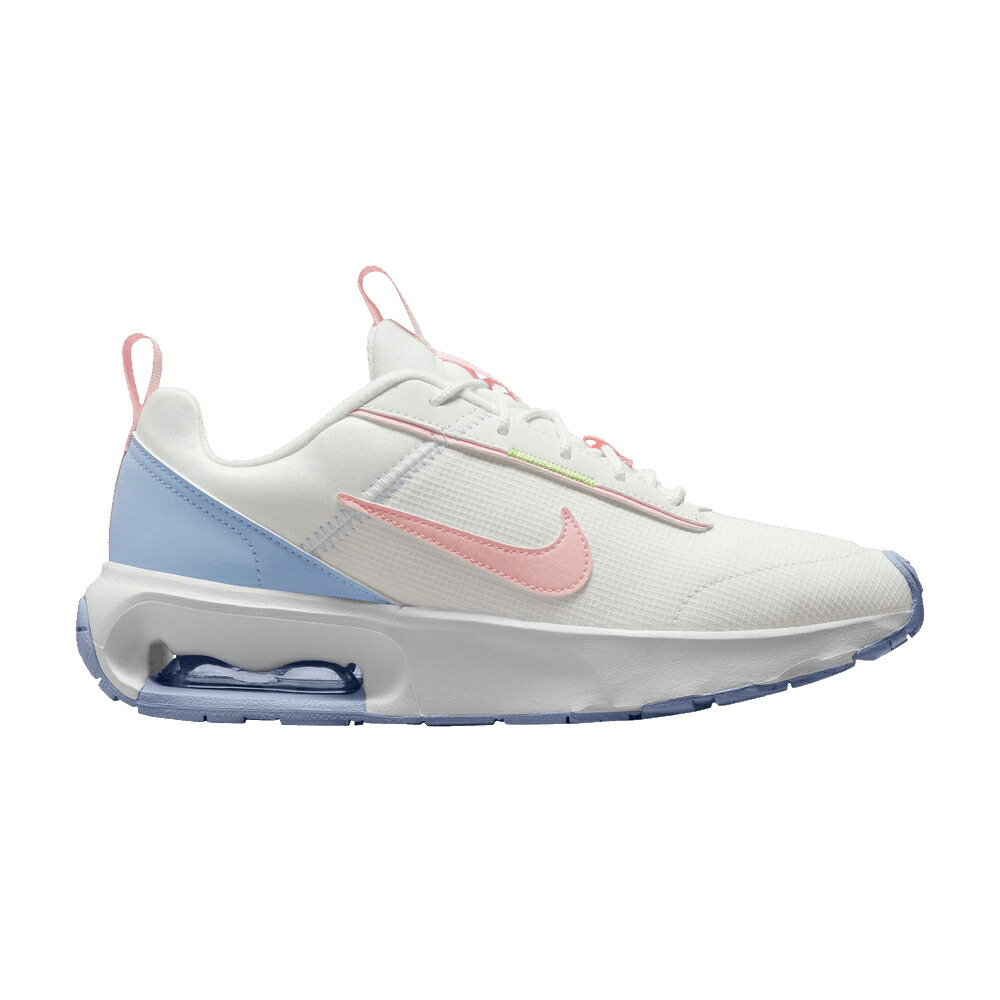 ナイキ マックス ライト 白色 ホワイト ピンク エアマックス 'SUMMIT BLOOM' スニーカー レディース NIKE WMNS AIR MAX INTERLOCK LITE WHITE PINK / SUMMIT WHITE PINK BLOOM COBALT｜スニケス
