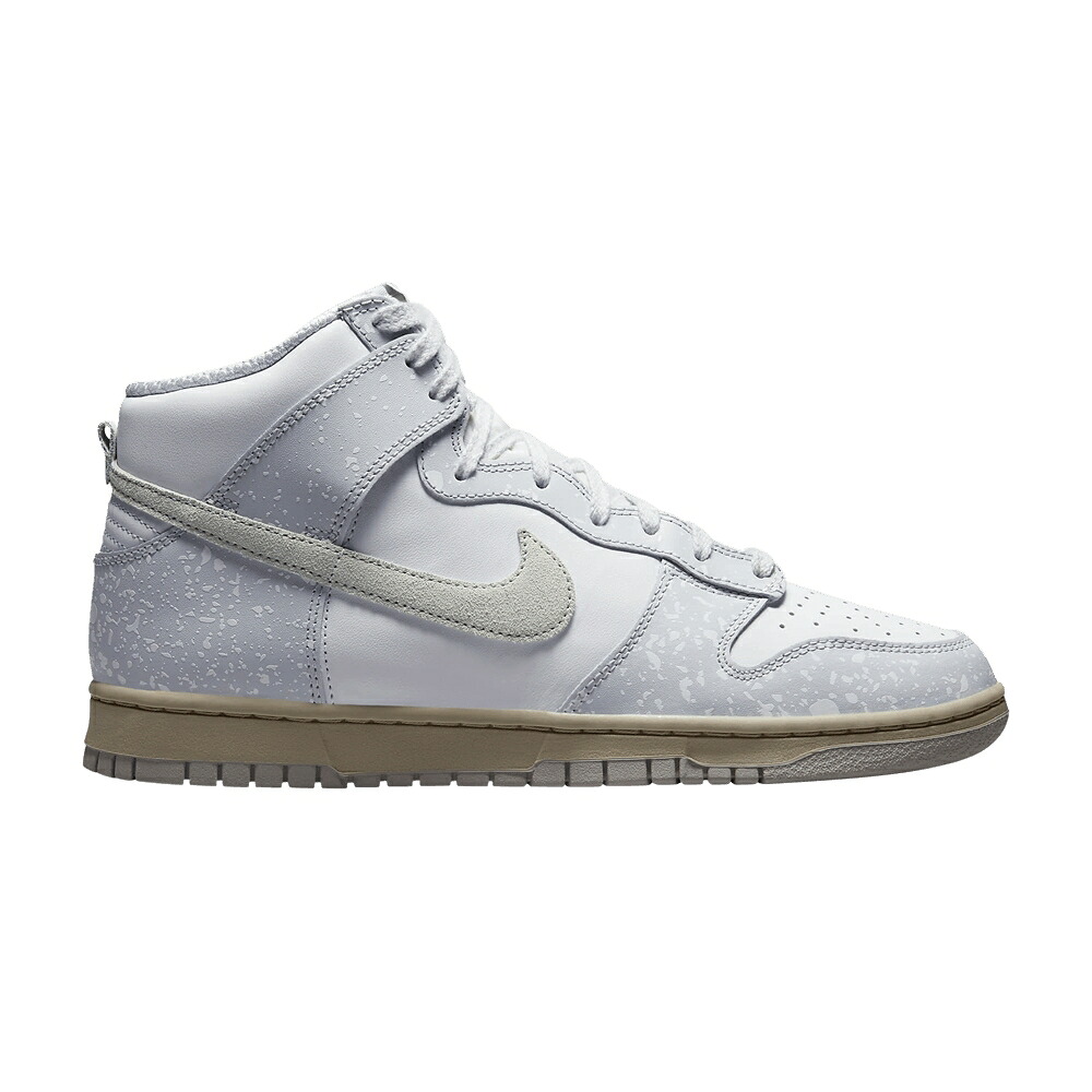 ナイキ ダンク ご機嫌 白いこと 白いこと 砂色 真砂 ダンクハイ \u0027SPRAY PAINT\u0027 スニーカー メンズ NIKE DUNK HIGH / WHITE LIGHT IRON ORE SAND DRIFT