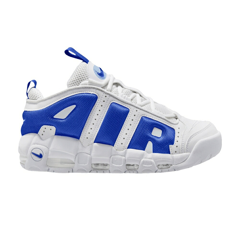 ナイキ アップテンポ 白色 ホワイト 青色 ブルー エアモアアップテンポ モアテン WHITE ROYAL スニーカー メンズ NIKE AIR MORE UPTEMPO LOW HYPER / WHITE HYPER ROYAL PSYCHIC BLUE
