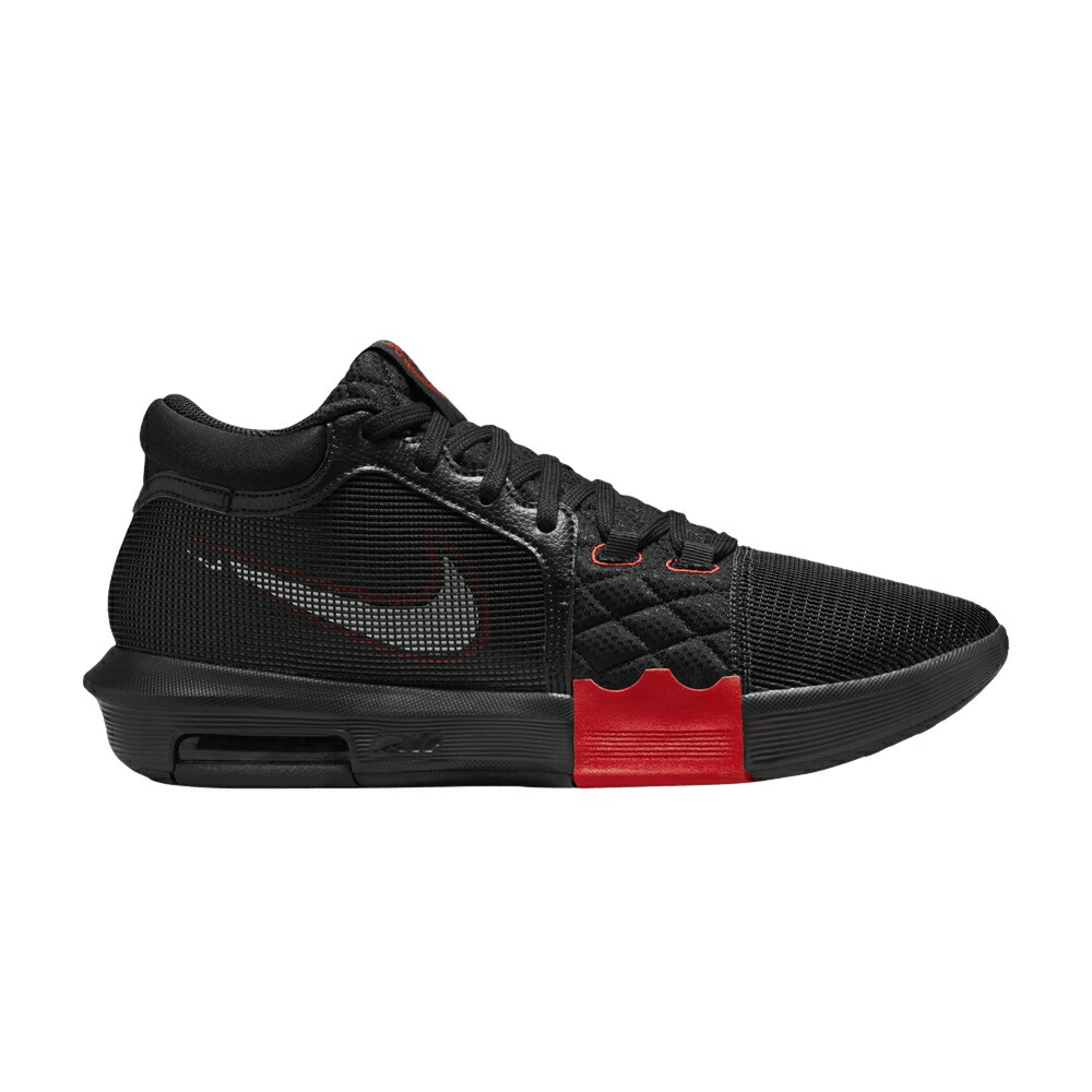 ナイキ レブロン 黒色 ブラック 赤 レッド 白色 ホワイト ウィットネス BRED スニーカー メンズ NIKE LEBRON WITNESS 8 / BLACK UNIVERSITY RED WHITE