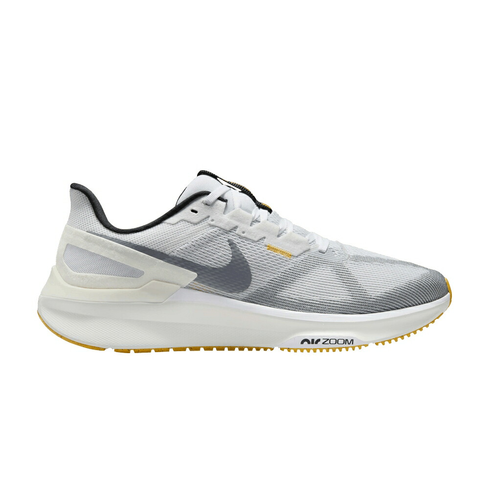 ナイキ ズーム 灰色 グレー レーザー 白色 ホワイト 橙 オレンジ MOKE ORANGE スニーカー メンズ NIKE AIR ZOOM STRUCTURE 25 GREY LASER / WHITE LASER ORANGE SMOKE GREY