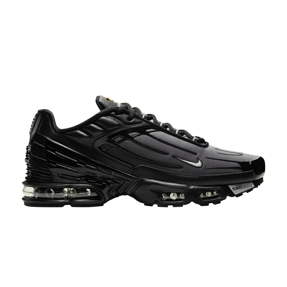 ナイキ マックス 黒色 ブラック 灰色 グレー エアマックスプラス WOLF GREY スニーカー メンズ NIKE AIR MAX PLUS 3 OG 2024 / BLACK BLACK WOLF GREY