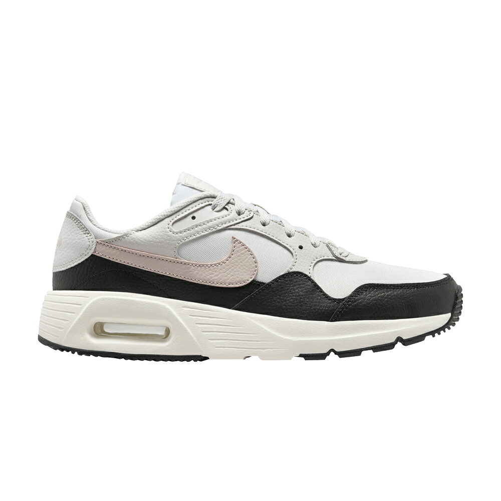 ナイキ マックス 黒色 ブラック プラチナム エアマックス 'PLATINUM SAIL' スニーカー レディース NIKE WMNS AIR MAX SC TINT BLACK / PLATINUM TINT BLACK SAIL｜スニケス