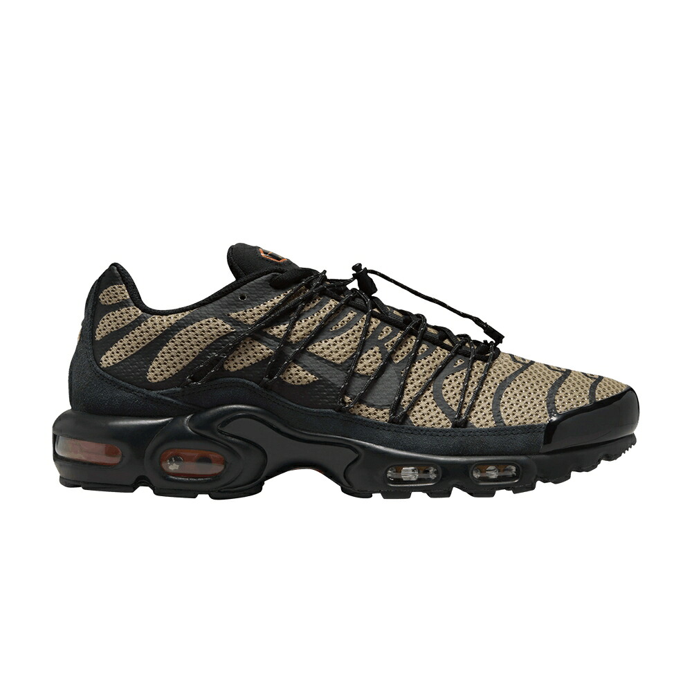 ナイキ マックス カーキ 橙 オレンジ色 黒いこと 黒いこと エアマックスプラス \u0027KHAKI BLACK\u0027 スニーカー メンズ NIKE AIR MAX PLUS UTILITY / KHAKI SAFETY ORANGE BLACK