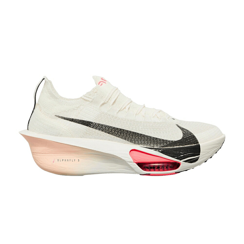 ナイキ ズーム 黒色 ブラック クリムゾン NEXT% AIL PUNCH スニーカー メンズ NIKE AIR ZOOM ALPHAFLY 3 HOT / SAIL BLACK CRIMSON TINT GUAVA