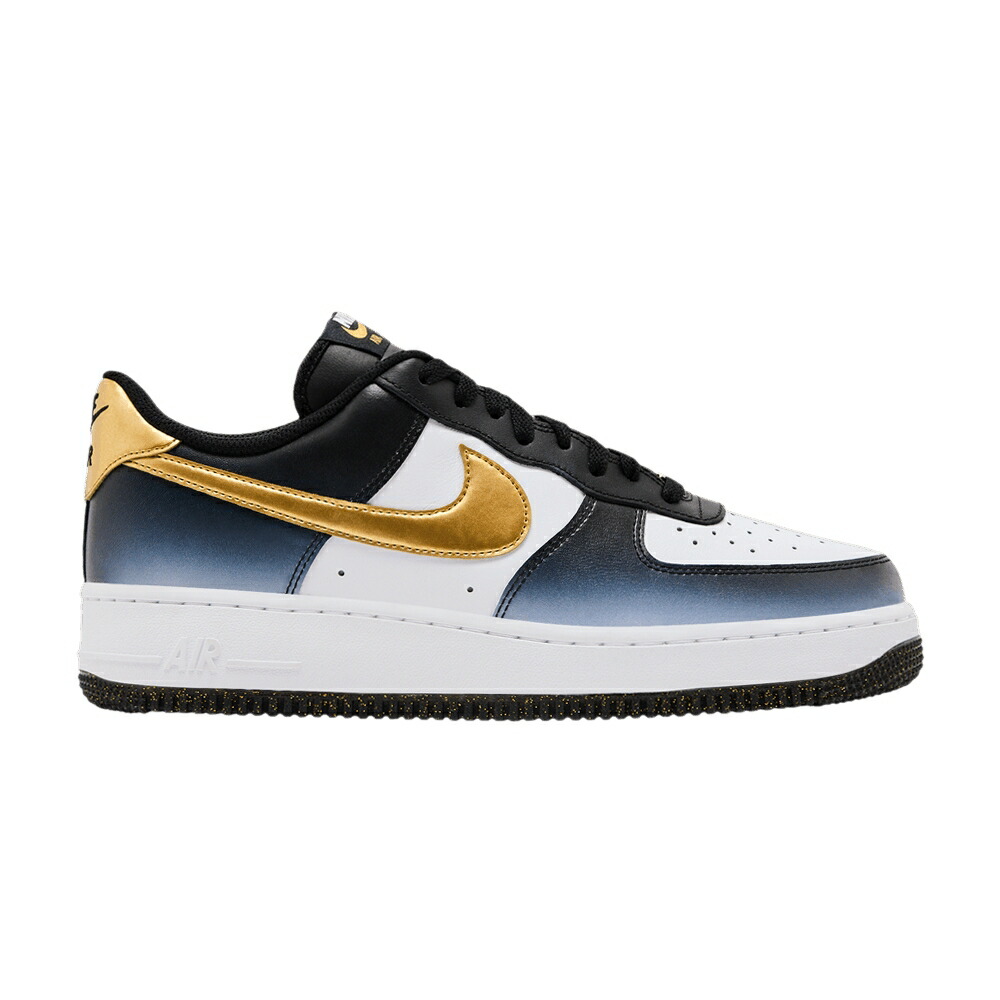 ナイキ 白いこと 白いこと ゴールド 黒いこと 黒いこと 空軍 \u002750TH ANNIVERSARY\u0027 スニーカー メンズ NIKE FOOT LOCKER X AIR FORCE 1 LOW / WHITE METALLIC GOLD BLACK