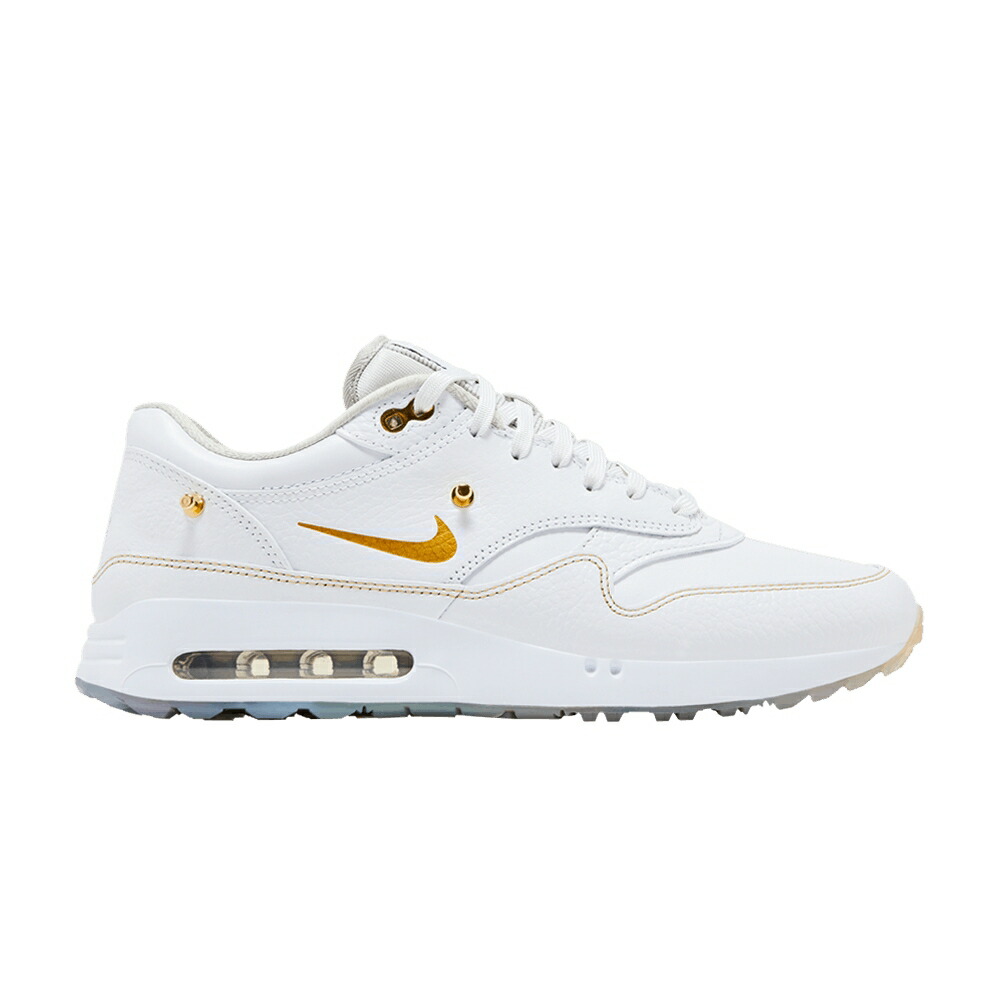 ナイキ ゴルフ マックス バブル 白色 ホワイト ゴールド ピュア エアマックス 86 BIG EVERYONE GAME. AUTHENTIC スニーカー メンズ NIKE EASTSIDE GOLF X AIR MAX 1 OG BUBBLE - BE / WHITE METALLIC GOLD PURE