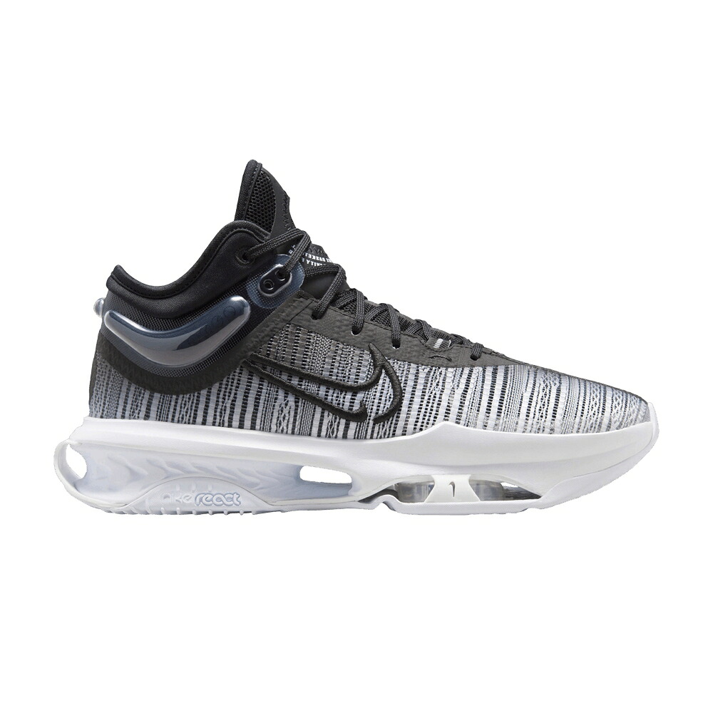 ナイキ ズーム 黒色 ブラック 白色 ホワイト 青色 ブルー 'BLACK WHITE' スニーカー メンズ NIKE AIR ZOOM GT JUMP 2 EP / BLACK WHITE GLACIER BLUE BLACK