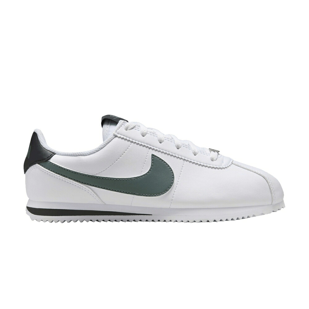 ナイキ コルテッツ ビンテージ ヴィンテージ 白色 ホワイト 黒色 ブラック 緑 グリーン 'WHITE GREEN' ジュニア キッズ NIKE CORTEZ GS VINTAGE / WHITE BLACK VINTAGE GREEN ベビー マタニティ スニーカー|スニケス